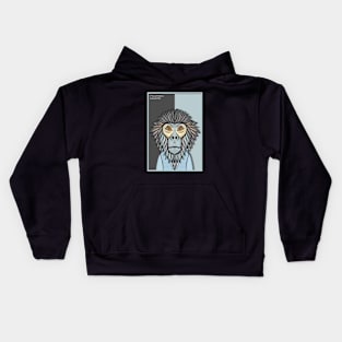 Black Shanked Douc Langur Monkey Kids Hoodie